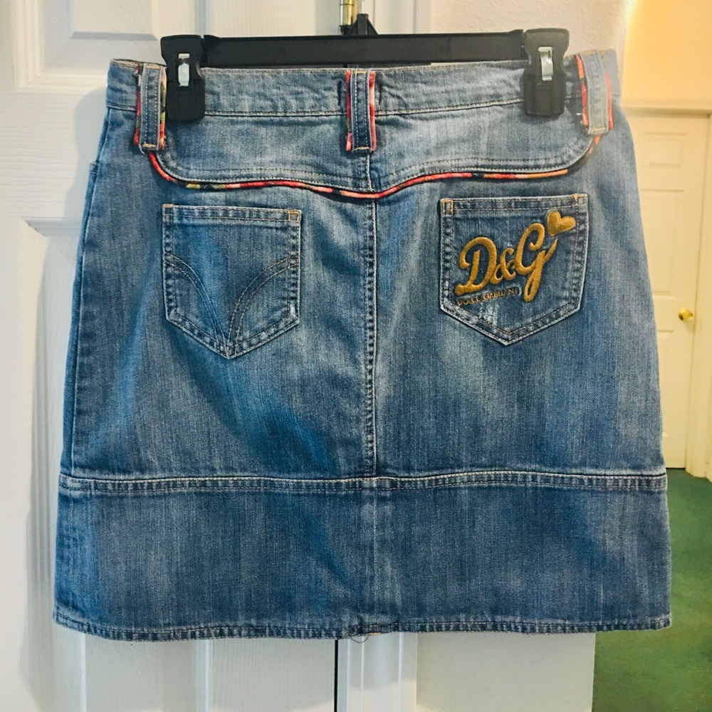 Dolce gabbana denim skirt. Size 28 - Picture 2 of 6